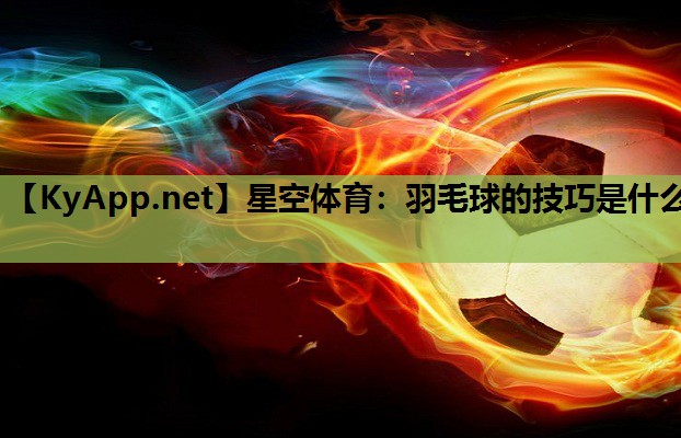 羽毛球的技巧是什么 羽毛球的技巧是什么